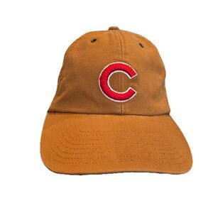 Chicago Cubs Tan Carhartt x 47’ Brand Adjustable Canvas Hat Limited Edition